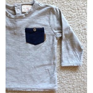 (ZARA) 3-6 Months BabyBoy Long Sleeve Shirt
